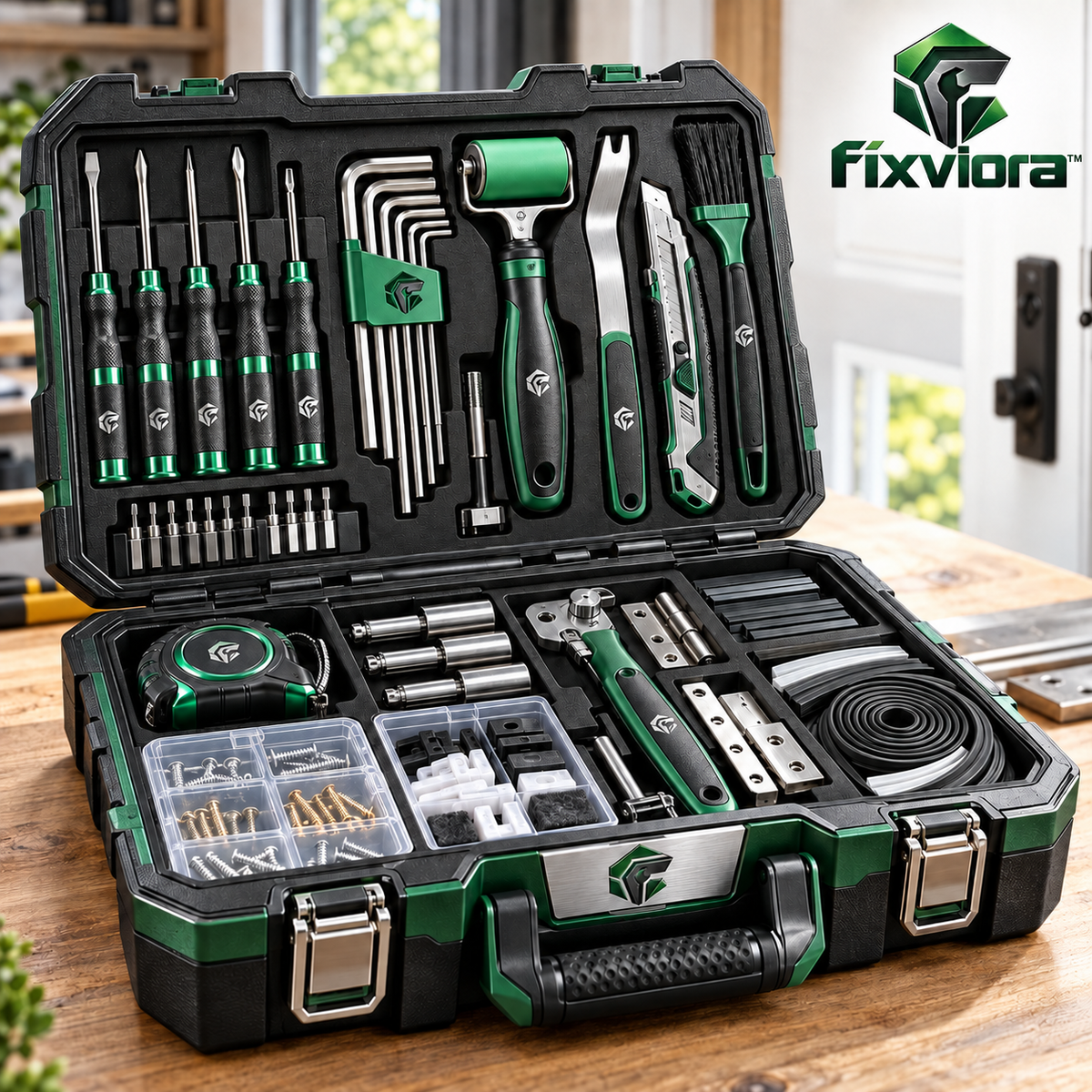 fixviora™ Door & Window Repair Tool Kit with Complete Maintenance Accessories