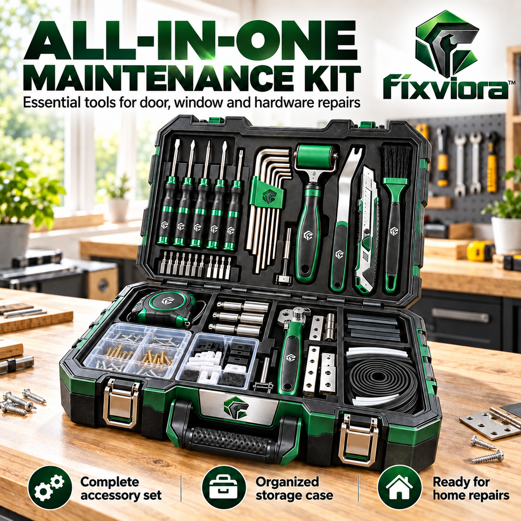fixviora™ Door & Window Repair Tool Kit with Complete Maintenance Accessories