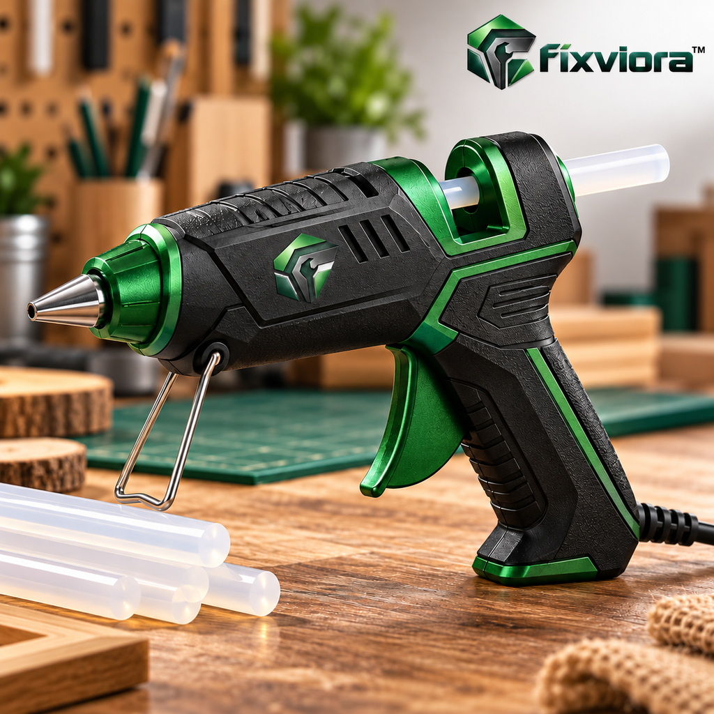 fixviora™ Fast Heating Hot Glue Gun for Crafts, Repairs & DIY Projects