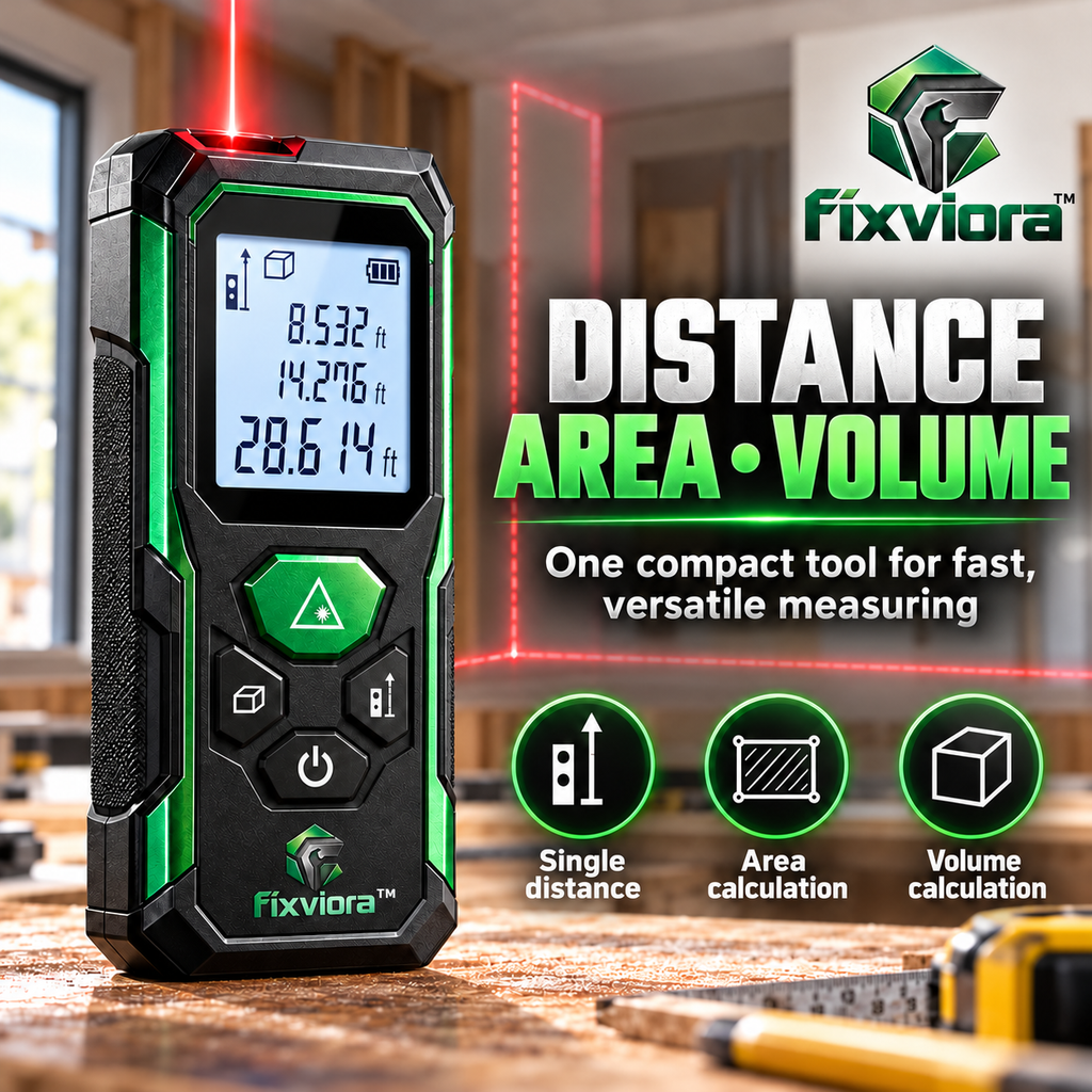 fixviora™ Digital Laser Distance Meter for Fast & Reliable Measurements